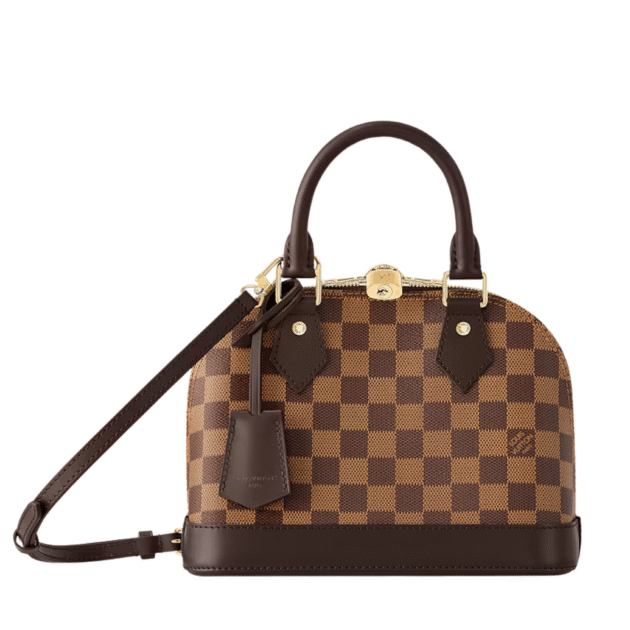 Louis Vuitton Alma BB Handbag in Damier Ebene Canvas