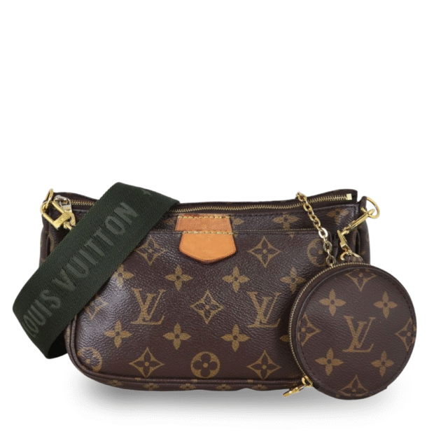 Louis Vuitton Multi Pochette Accessoires Monogram Bag – With Mini Pochette & Round Coin Purse