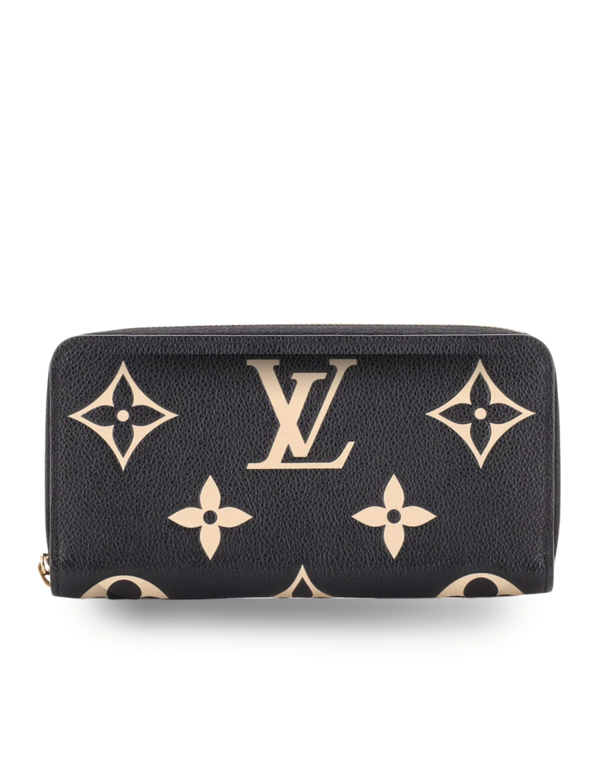 Louis Vuitton Bicolor Monogram Empreinte Zippy Wallet – Black and Beige