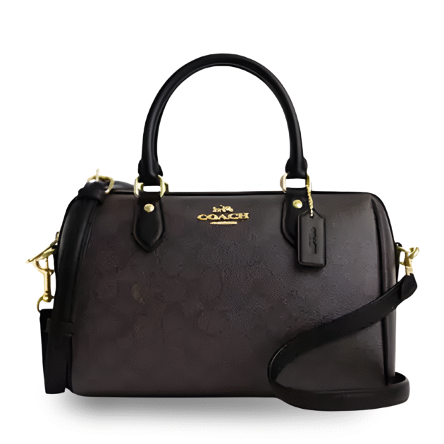 Coach Rowan Satchel Bag in Signature Canvas